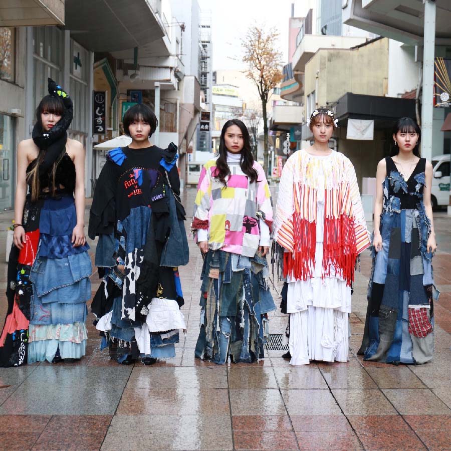 【ブランディア×金沢文化服装学院服装学院　#廃棄0プロジェクト】ファッションビジネス科2年生が制作した7作品のムービーが完成しました！